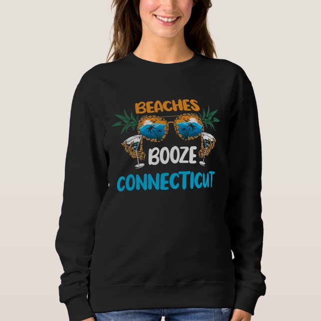 Sweatshirt Connecticut Beaches Vacation Party Matching (Devant)