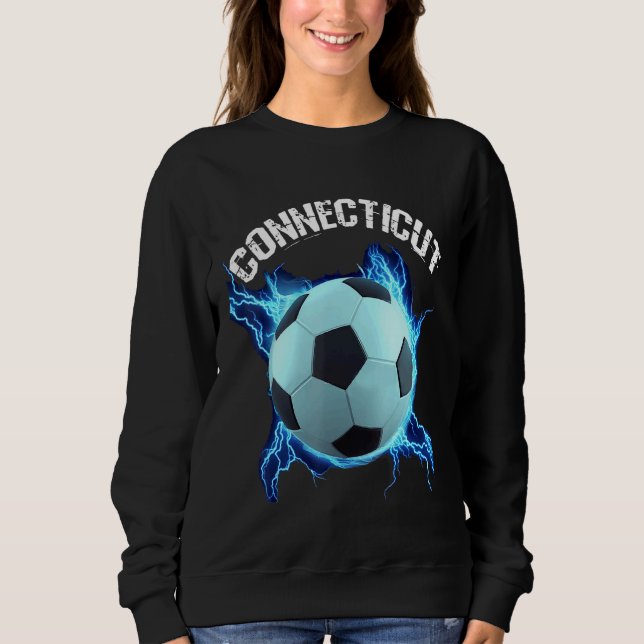 Sweatshirt Connecticut Soccer Retro (Devant)