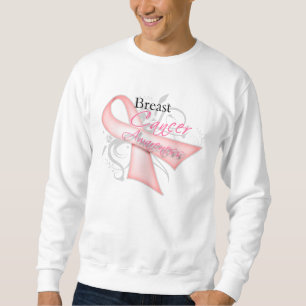 Sweatshirt Conscience rose de cancer du sein du ruban v2 de