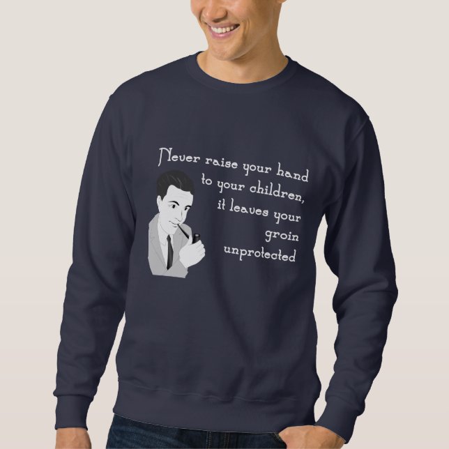 Sweatshirt Conseil pour la chemise de papas (Devant)