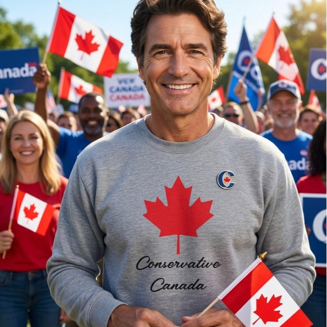 Sweatshirt Conservateur Canada (Créateur téléchargé)