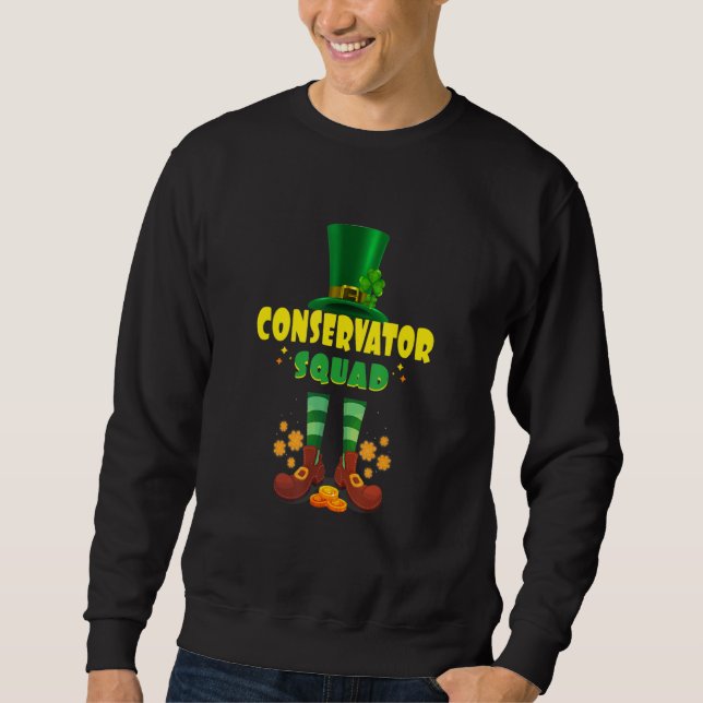 Sweatshirt Conservateur Squad Funny Irish St Patrick Day 2 (Devant)