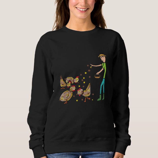 Sweatshirt Conservation du poulet (Devant)