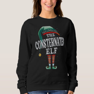 Sweatshirt Consternated Elf Christmas Group Xmas Pajama Party