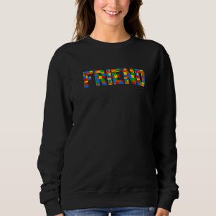 Sweatshirt Constructeur de briques ami Blocs Générateur maîtr