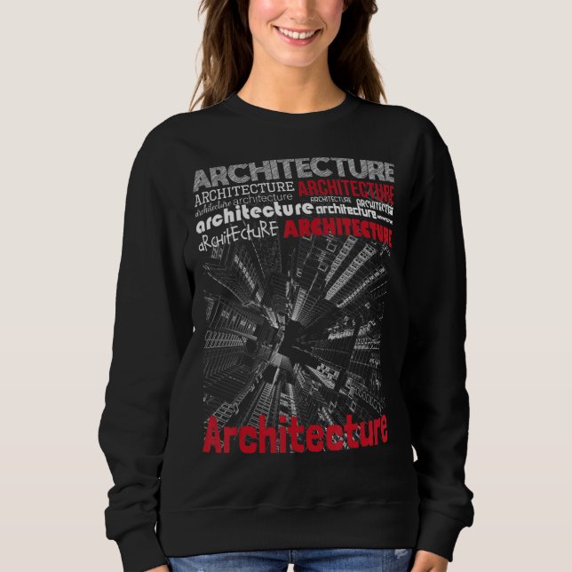 Sweatshirt Construction du planificateur de l'architecture (Devant)