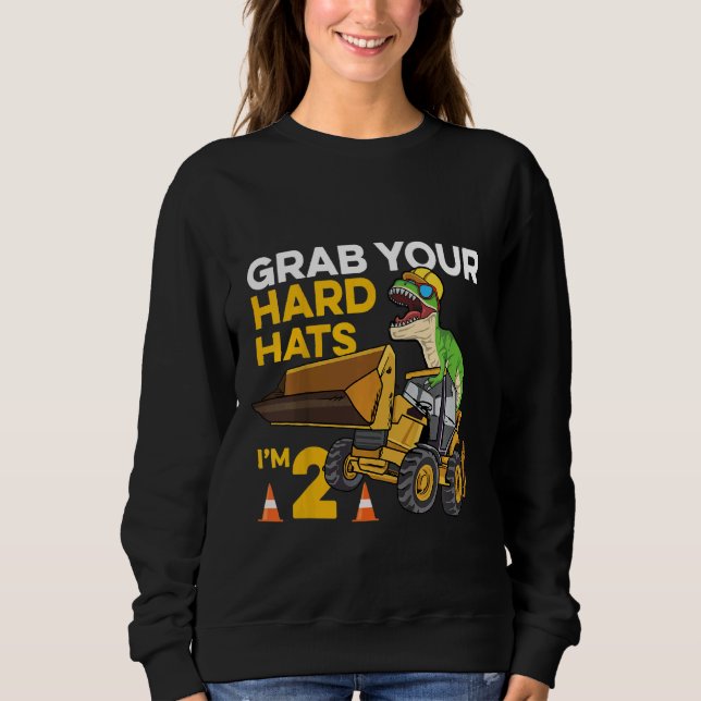 Sweatshirt Construction Enfants Pour 2 Ans Construction (Devant)