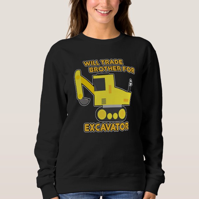 Sweatshirt Construction Vehicles Will Trade Brother For Excav (Devant)