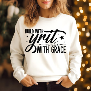 Sweatshirt Construire avec échelle Grit avec grâce