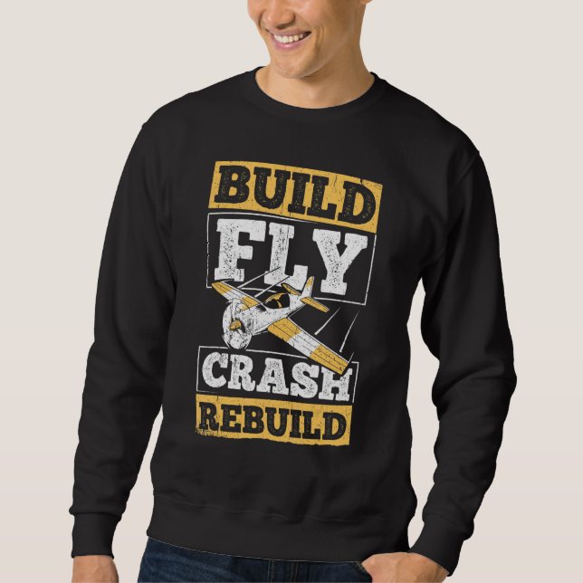 Sweatshirt Construire la reconstruction d'un écrasement de vo (Devant)