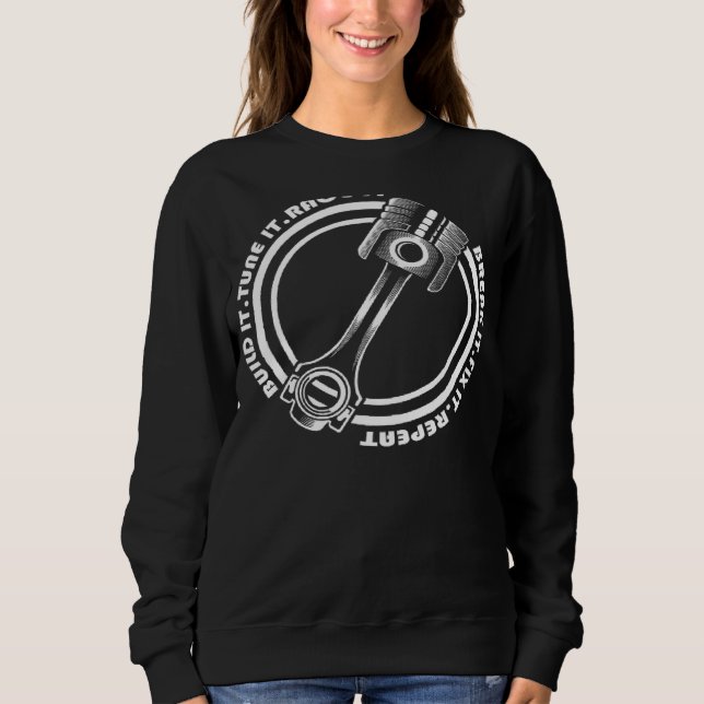 Sweatshirt Construisez-Le Tune Race Break Fixer Répéter La Vi (Devant)