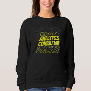 Sweatshirt Consultant d'analyse Cool Galaxy Job