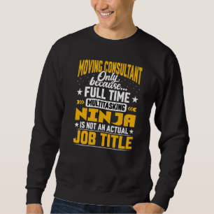 Sweatshirt Consultant en déplacement Titre du poste Conseille