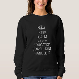 Sweatshirt Consultant en éducation Collègue Confrère Remercie