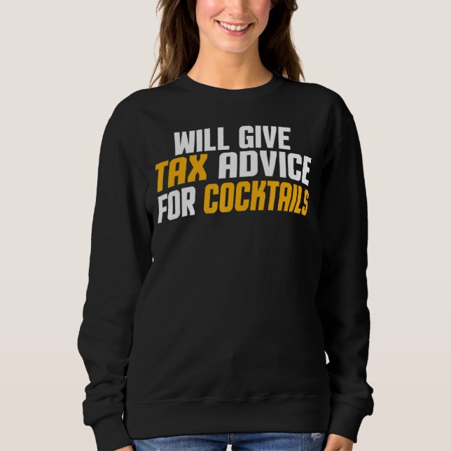 Sweatshirt Consultant Fiscal Cpa Funny Donnera Des Conseils F (Devant)
