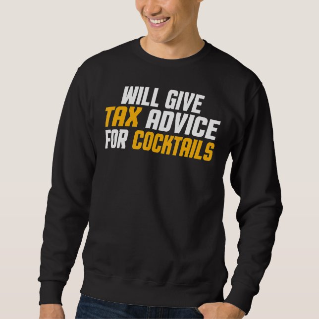 Sweatshirt Consultant Fiscal Cpa Funny Donnera Des Conseils F (Devant)