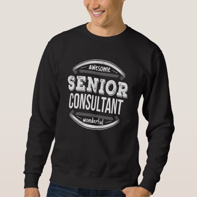 Sweatshirt Consultant principal (Devant)