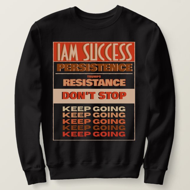 SWEATSHIRT CONTINUER (Design devant)
