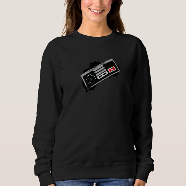 Sweatshirt Contrôle de jeu vidéo Garder it Classy gamers grap (Devant)