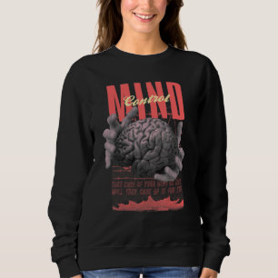 Sweatshirt Contrôle de l'esprit Vaporwave Neurodiversité Neur