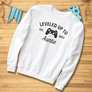 Sweatshirt Contrôleur De Jeu De Niveau Jusqu'À Tante