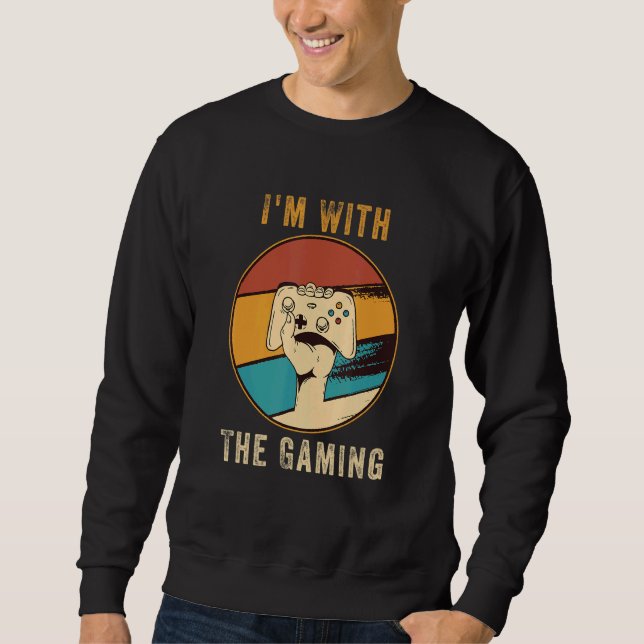 Sweatshirt Contrôleur de jeu Idea For Gamers Players Video Ga (Devant)