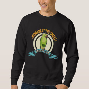 Sweatshirt Conure à la peau verte - Amusant observateur d'ois