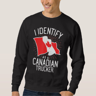 Sweatshirt Convoi Liberté 2022 Je M'Identifie Comme Camion Ca