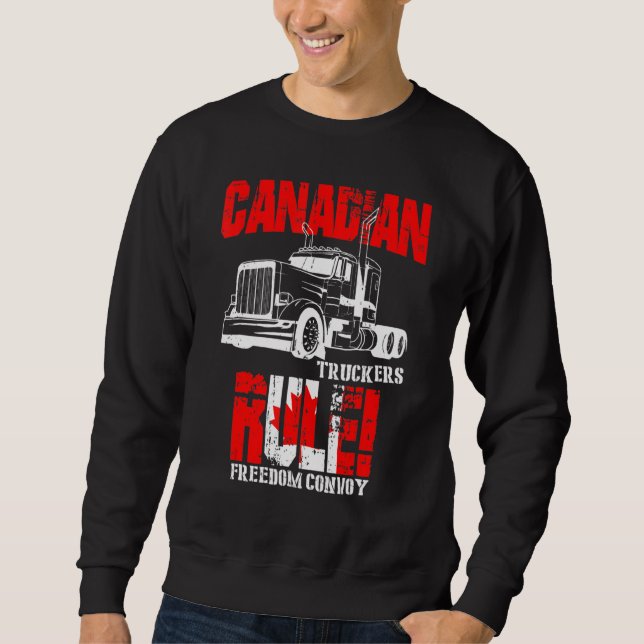 Sweatshirt Convoi pour la liberté de la réglementation des ca (Devant)