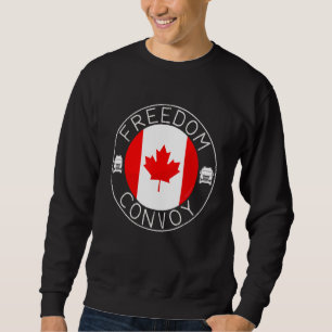 Sweatshirt Convoi pour la liberté du drapeau du Canada 2022 T