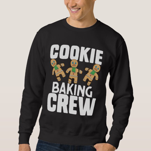 Sweatshirt Cookie Baking Crew Christmas Bakers Team Baker's (Devant)
