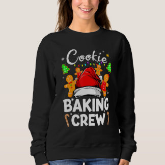 Sweatshirt Cookie Baking Crew Noël Père Noël Family Gingerbr