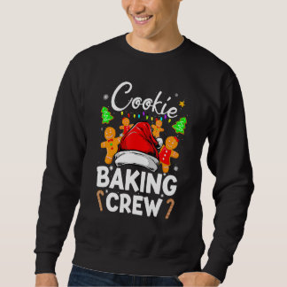 Sweatshirt Cookie Baking Crew Noël Père Noël Family Gingerbr