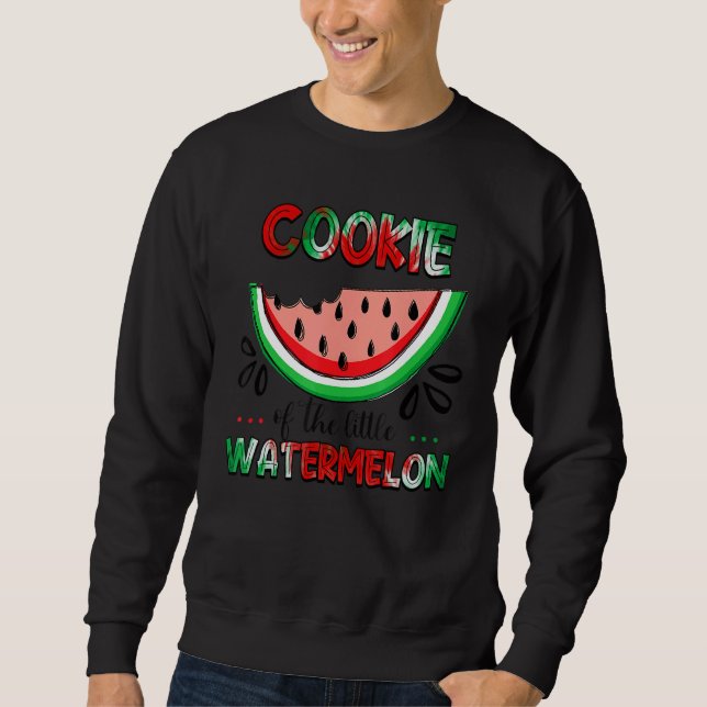 Sweatshirt Cookie De La Petite Pastèque À Correspondance Été  (Devant)