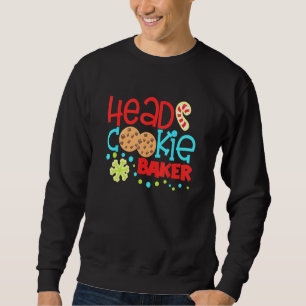 Sweatshirt Cookie de la tête boulangerie Baking Noël Bébé Noë