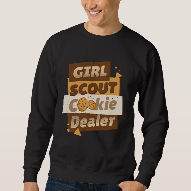 Sweatshirt Cookie Dealer Scout Bake Shop Owner Bakery Bakes C (Devant)
