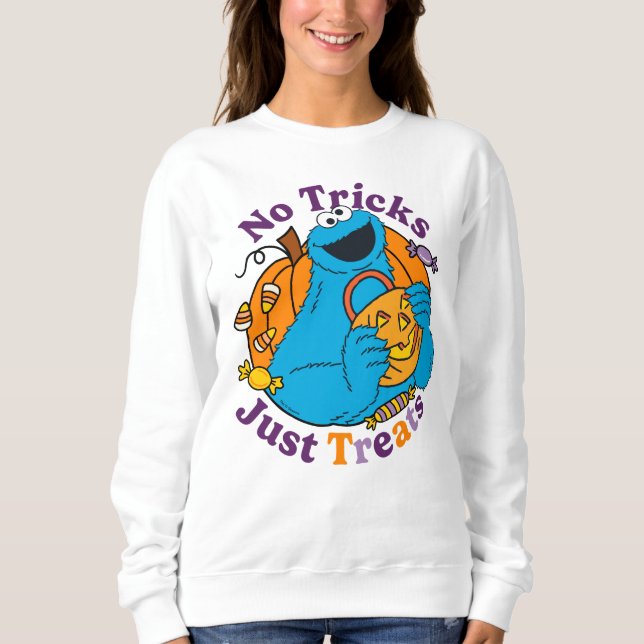 Sweatshirt Cookie Monster | Pas de traces juste des traitemen (Devant)