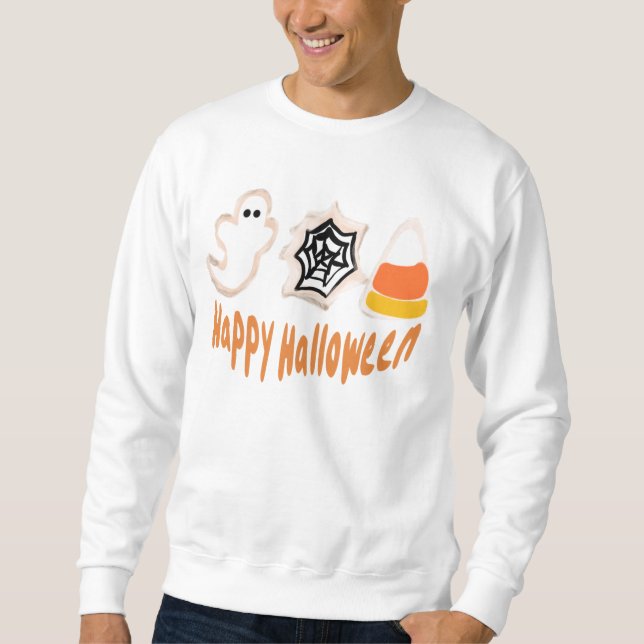 Sweatshirt Cookies Halloween Baker Cuisson (Devant)