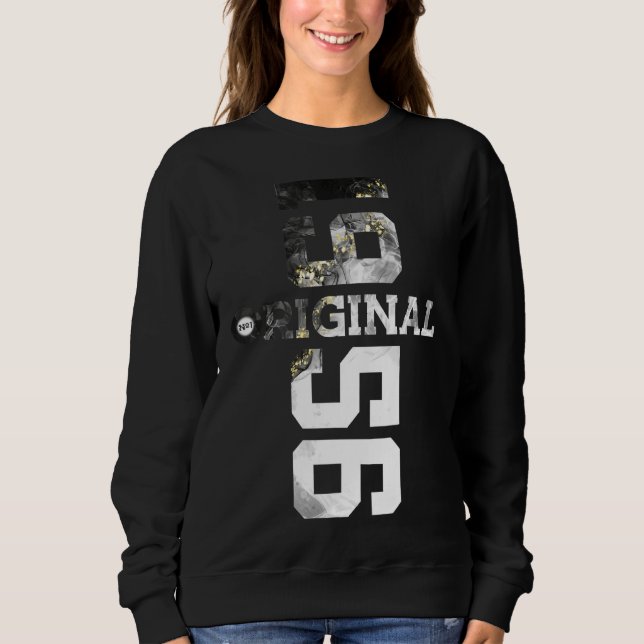 Sweatshirt Cool 66 ans Original 1956 66e anniversaire (Devant)