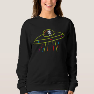 Sweatshirt Cool Alien Spaceship