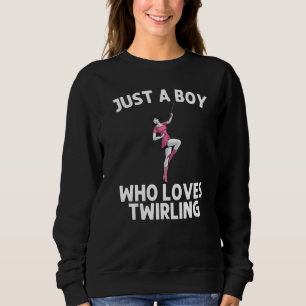 Sweatshirt Cool Baton Twirling Pour Garçons Enfants Twirler M