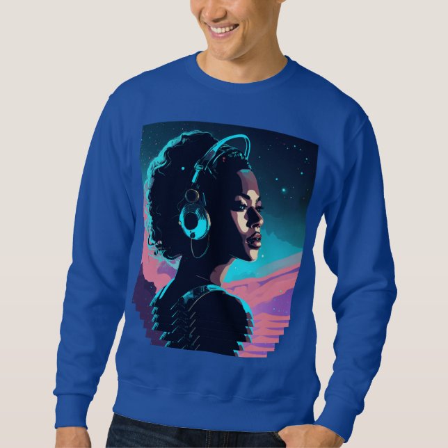 Sweatshirt Cool Beyonce imprimé T-shirt complet Premium (Devant)