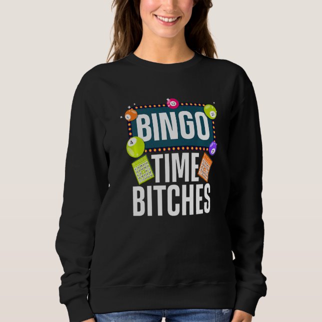 Sweatshirt Cool Bingo For Men Women Bingo Player Card Game (Devant)