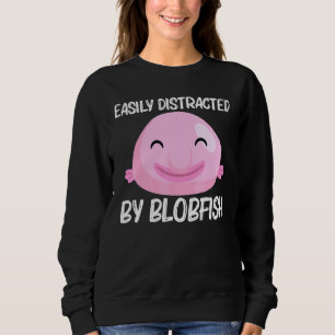 Sweatshirt Cool Blobfish Design Pour Hommes Femmes Pêcheurs P