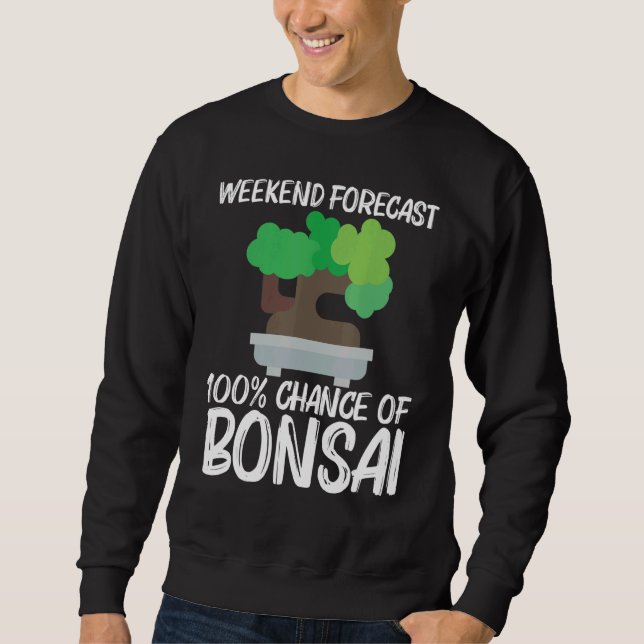 Sweatshirt Cool Bonsai For Men Women Tree Plant Garden   (Devant)