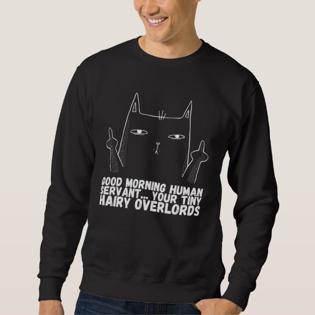 Sweatshirt Cool Cat  Angrycats  Cat Humor (Devant)