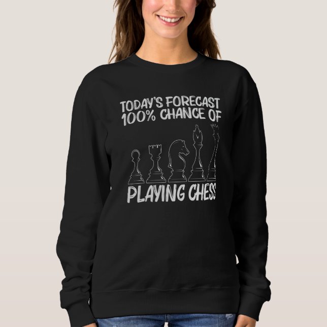 Sweatshirt Cool Chess For Men Women King Queen Rook Knight Pa (Devant)