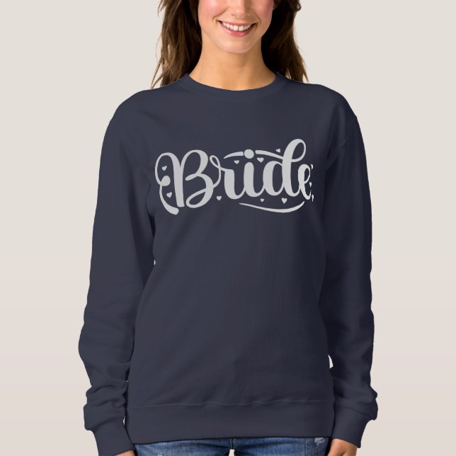 Sweatshirt Cool de mariée Hen Do Bachelorette Design (Devant)