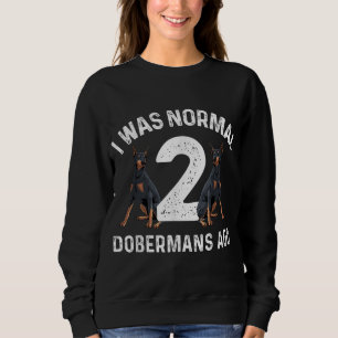 Sweatshirt Cool Doberman Art Pour Hommes Doberman Pinscher