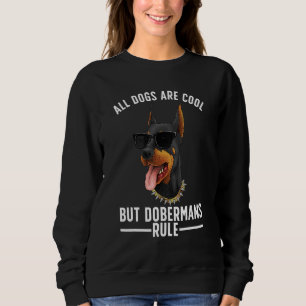 Sweatshirt Cool Doberman Pour Hommes Dobie Pinscher Puppy D